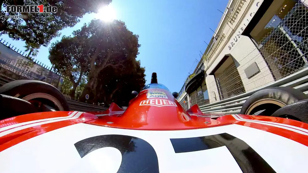 Foto zur News: Jean Alesi Grand Prix Monaco Historique 2021 - Ferrari 312 B3 1974