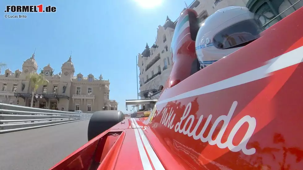 Foto zur News: Jean Alesi Grand Prix Monaco Historique 2021 - Ferrari 312 B3 1974