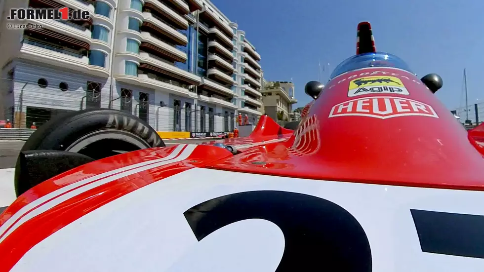 Foto zur News: Jean Alesi Grand Prix Monaco Historique 2021 - Ferrari 312 B3 1974