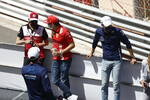 Foto zur News: Antonio Giovinazzi (Alfa Romeo), Charles Leclerc (Ferrari) und George Russell (Williams)
