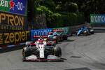 Kimi Räikkönen (Alfa Romeo), Daniel Ricciardo (McLaren) und Fernando Alonso (Alpine) 