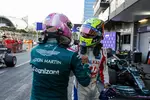 Foto zur News: Mick Schumacher (Haas) und Sebastian Vettel (Aston Martin)