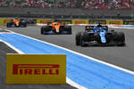Foto zur News: Fernando Alonso (Alpine), Daniel Ricciardo (McLaren) und Lando Norris (McLaren)