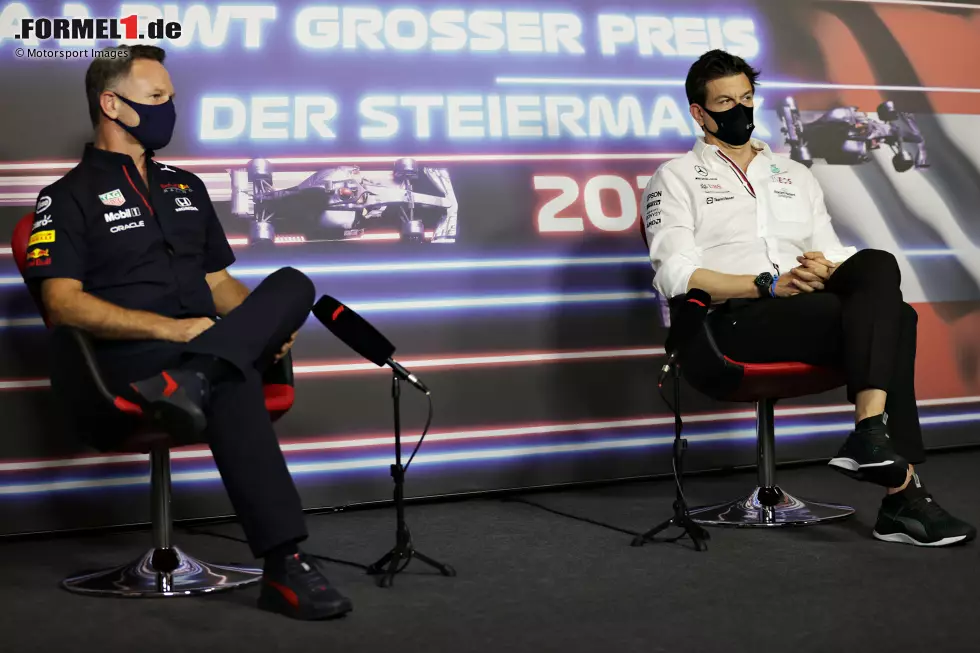 Foto zur News: Christian Horner und Toto Wolff