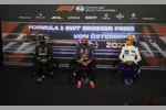 Foto zur News: Valtteri Bottas (Mercedes), Max Verstappen (Red Bull) und Lando Norris (McLaren)