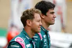 Foto zur News: Lance Stroll (Aston Martin) und Sebastian Vettel (Aston Martin)