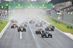 Foto zur News: Lewis Hamilton (Mercedes), Max Verstappen (Red Bull), Lando Norris (McLaren) und Valtteri Bottas (Mercedes)