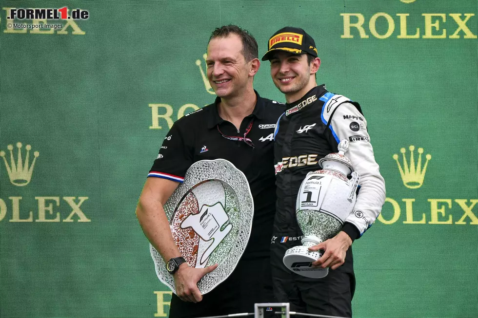 Foto zur News: Michael Rossi und Esteban Ocon (Alpine)