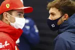 Foto zur News: Charles Leclerc (Ferrari) und Pierre Gasly (AlphaTauri)