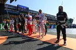 Foto zur News: Fernando Alonso (Alpine), Antonio Giovinazzi (Alfa Romeo), Charles Leclerc (Ferrari), Valtteri Bottas (Mercedes), Max Verstappen (Red Bull), Lewis Hamilton (Mercedes), Pierre Gasly (AlphaTauri), Carlos Sainz (Ferrari), Esteban Ocon (Alpine), Sebastian Vet