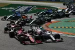 Foto zur News: Antonio Giovinazzi (Alfa Romeo), Charles Leclerc (Ferrari), Carlos Sainz (Ferrari) und Lance Stroll (Aston Martin)