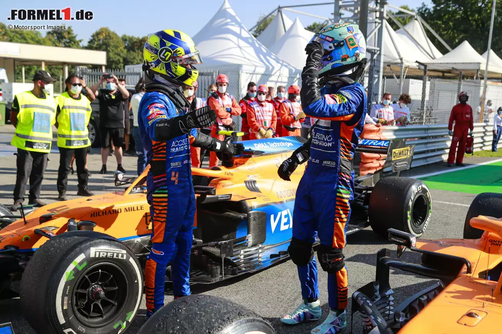 Foto zur News: Lando Norris (McLaren) und Daniel Ricciardo (McLaren)