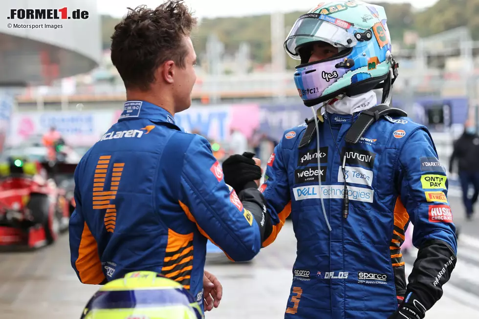 Foto zur News: Daniel Ricciardo (McLaren) und Lando Norris (McLaren)