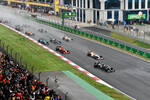 Valtteri Bottas (Mercedes), Max Verstappen (Red Bull), Charles Leclerc (Ferrari), Pierre Gasly (AlphaTauri) und Sergio Perez (Red Bull) 