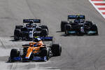 Lando Norris (McLaren), Yuki Tsunoda (AlphaTauri) und Valtteri Bottas (Mercedes) 