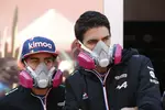 Foto zur News: Fernando Alonso (Alpine) und Esteban Ocon (Alpine)