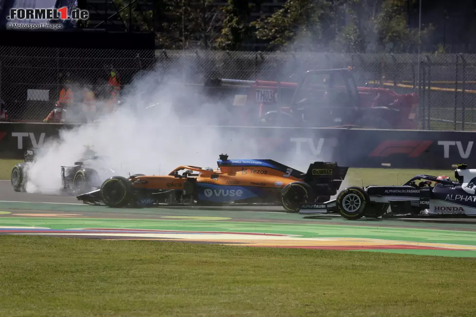 Valtteri Bottas (Mercedes), Daniel Ricciardo (McLaren) und Yuki Tsunoda (AlphaTauri) Foto zur News: Valtteri Bottas (Mercedes), Daniel Ricciardo (McLaren) und Yuki Tsunoda (AlphaTauri)