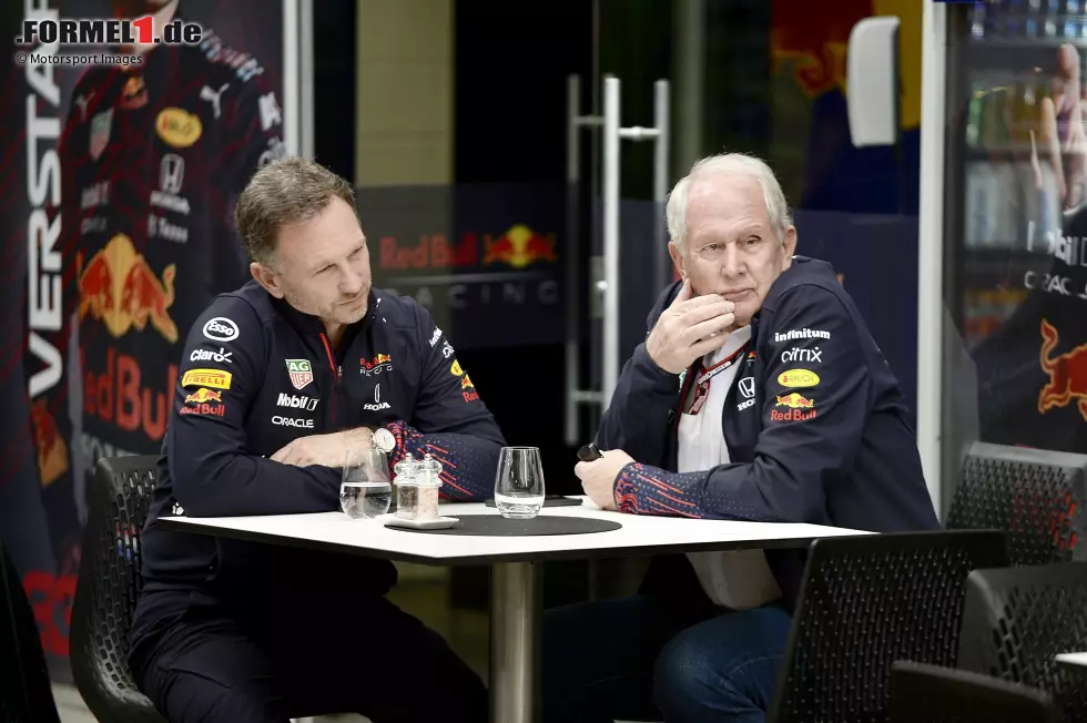 Foto zur News: Christian Horner und Helmut Marko