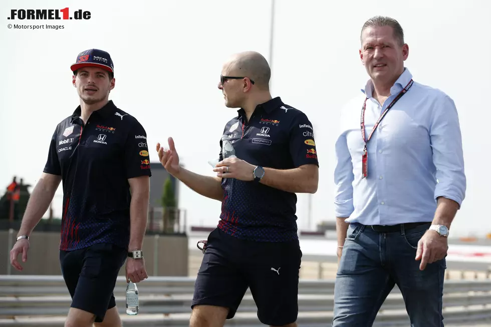 Foto zur News: Max Verstappen (Red Bull) und Jos Verstappen