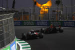 Foto zur News: Sergio Perez (Red Bull) und Antonio Giovinazzi (Alfa Romeo)