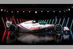 Foto zur News: Haas-Präsentation 2022: So wird das Farbdesign des VF-22 aussehen (3D-Rendering)