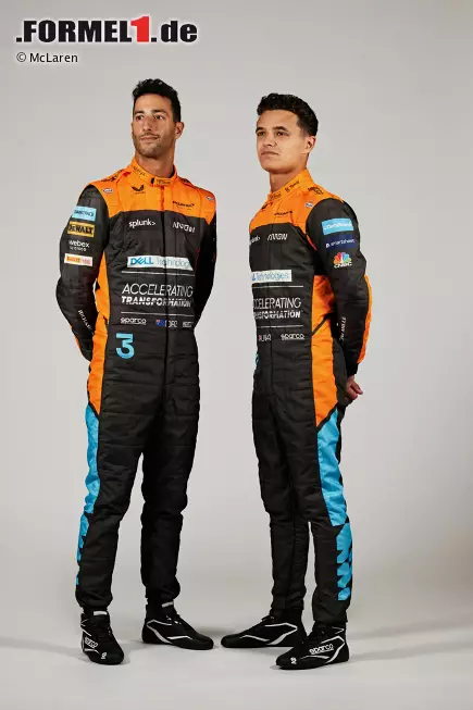 Foto zur News: Lando Norris (McLaren) und Daniel Ricciardo (McLaren)