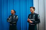 Foto zur News: George Russell (Mercedes) und Lewis Hamilton (Mercedes)