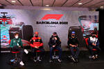 Foto zur News: Sebastian Vettel (Aston Martin), Charles Leclerc (Ferrari), Max Verstappen (Red Bull), Fernando Alonso (Alpine) und Yuki Tsunoda (AlphaTauri)