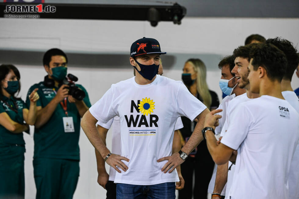 Foto zur News: Max Verstappen (Red Bull), Pierre Gasly (AlphaTauri) und Lando Norris (McLaren)