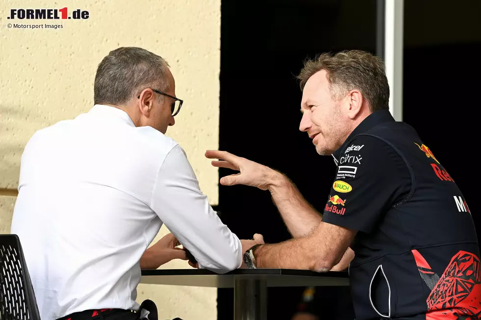 Foto zur News: Stefano Domenicali und Christian Horner