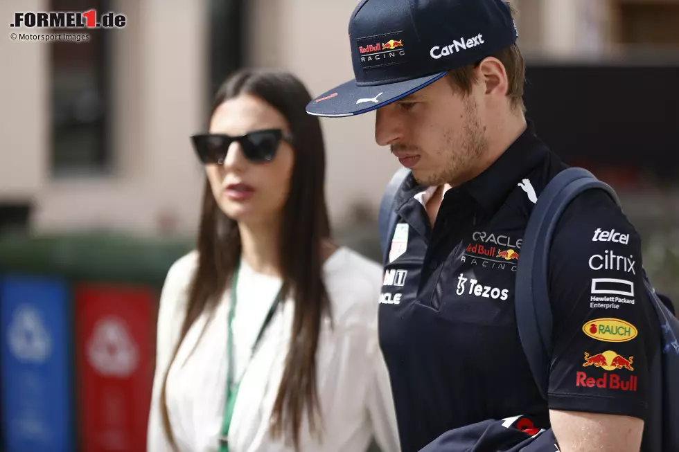 Foto zur News: Max Verstappen (Red Bull) und Kelly Piquet