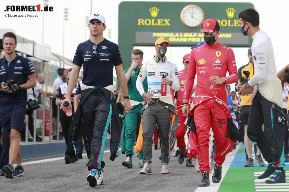 Foto zur News: Alexander Albon (Williams), Nicholas Latifi (Williams), Daniel Ricciardo (McLaren) und Charles Leclerc (Ferrari)