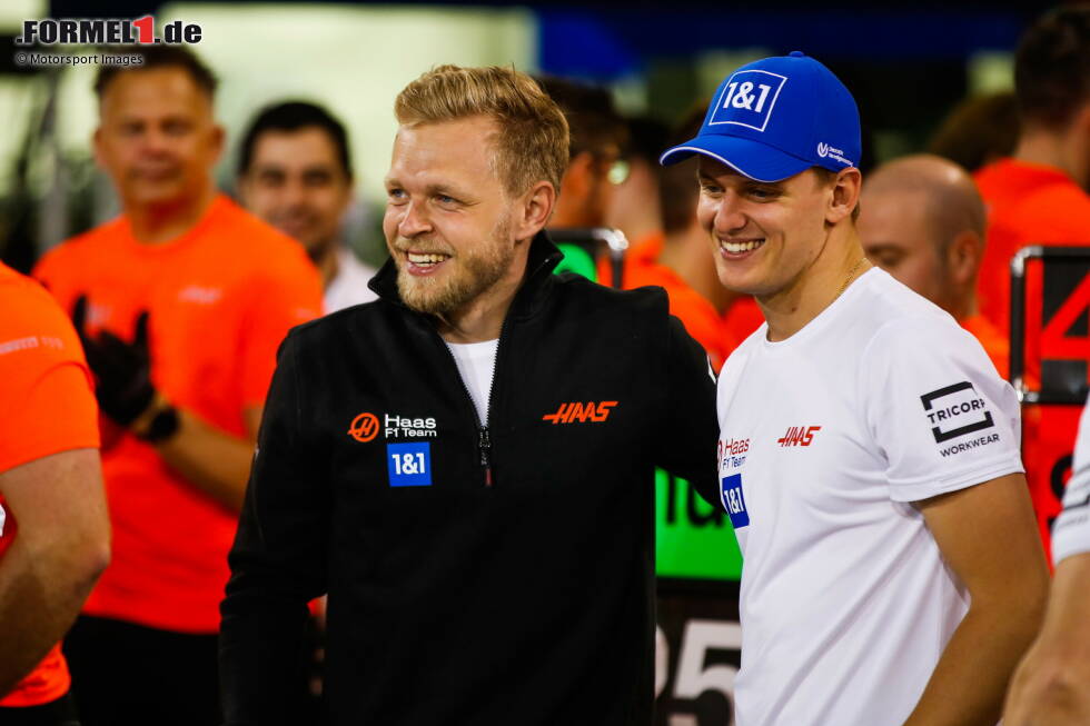 Foto zur News: Kevin Magnussen (Haas) und Mick Schumacher (Haas)