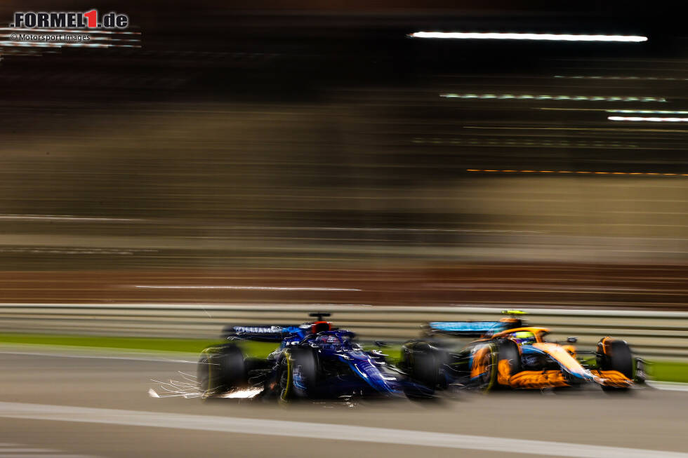 Foto zur News: Nicholas Latifi (Williams) und Lando Norris (McLaren)