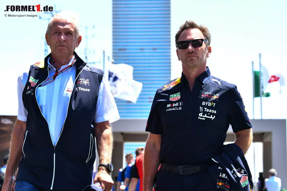 Foto zur News: Helmut Marko und Christian Horner