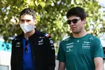 Foto zur News: Esteban Ocon (Alpine) und Lance Stroll (Aston Martin)