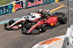 Carlos Sainz (Ferrari) und Mick Schumacher (Haas) 