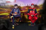 Foto zur News: Max Verstappen (Red Bull) und Charles Leclerc (Ferrari)