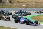 Foto zur News: Esteban Ocon (Alpine), Lando Norris (McLaren), Lewis Hamilton (Mercedes), Yuki Tsunoda (AlphaTauri) und Pierre Gasly (AlphaTauri)