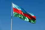Foto zur News: Flagge von Aserbaidschan