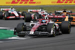 Foto zur News: Valtteri Bottas (Alfa Romeo), Daniel Ricciardo (McLaren) und Kevin Magnussen (Haas)