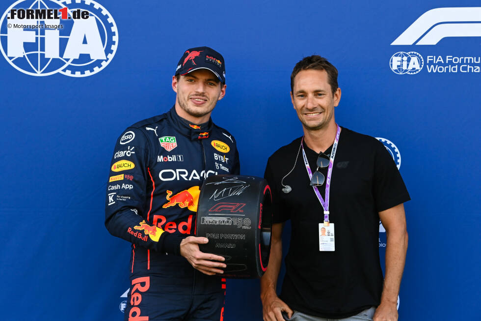 Foto zur News: Max Verstappen (Red Bull) und Mathias Lauda