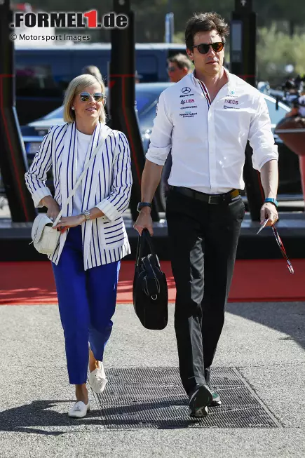 Foto zur News: Susie Wolff und Toto Wolff