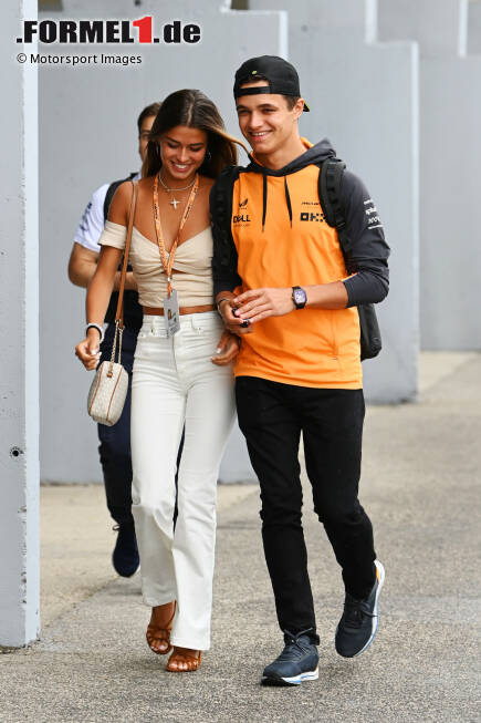 Foto zur News: Lando Norris (McLaren) mit Freundin Luisinha Oliveira