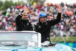 Foto zur News: Fernando Alonso (Alpine) und Esteban Ocon (Alpine)