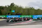 Foto zur News: George Russell (Mercedes), Charles Leclerc (Ferrari), Carlos Sainz (Ferrari) und Lewis Hamilton (Mercedes)