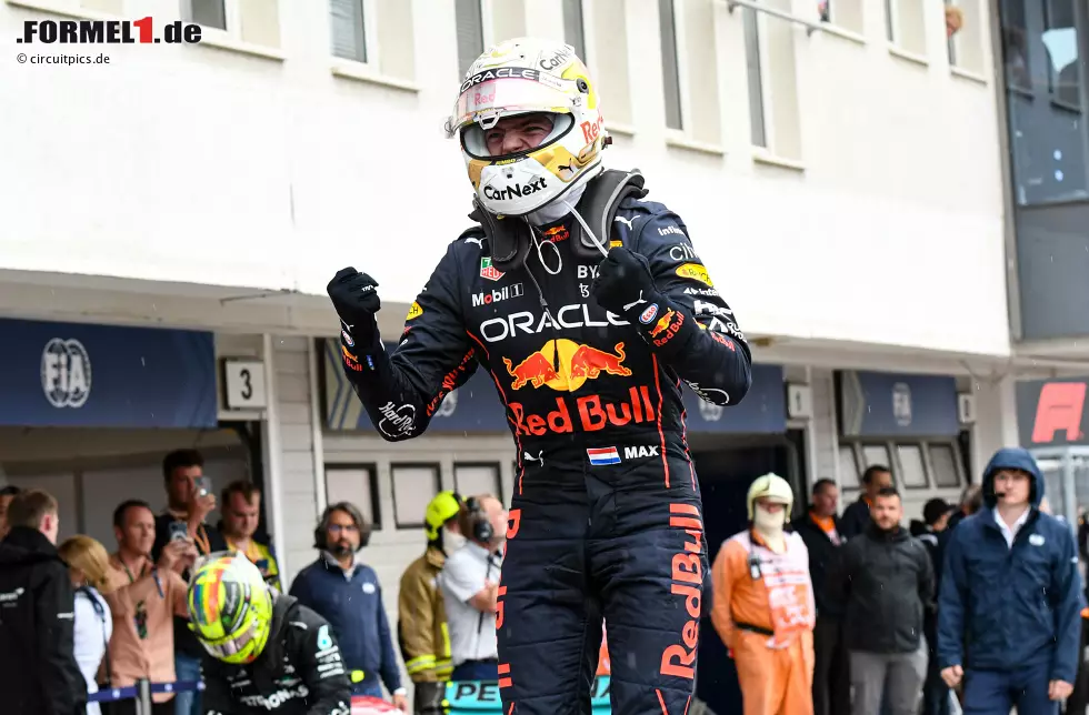 Foto zur News: Max Verstappen (Red Bull) und Jos Verstappen