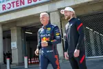 Foto zur News: David Coulthard und Emil Forsberg (RB Leipzig)