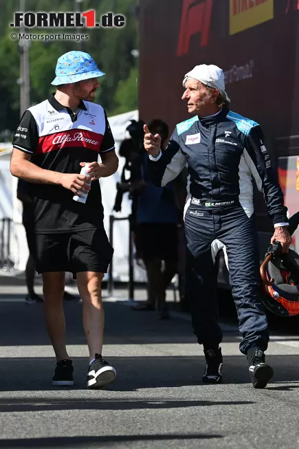 Foto zur News: Valtteri Bottas (Alfa Romeo) mit Emerson Fittipaldi