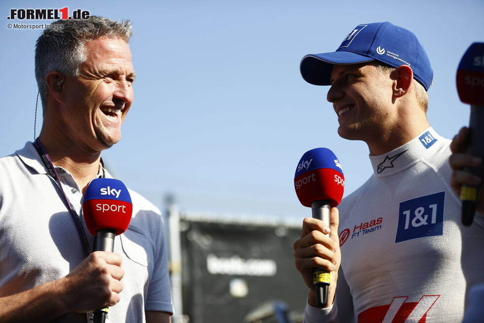 Foto zur News: Mick Schumacher (Haas) und Ralf Schumacher